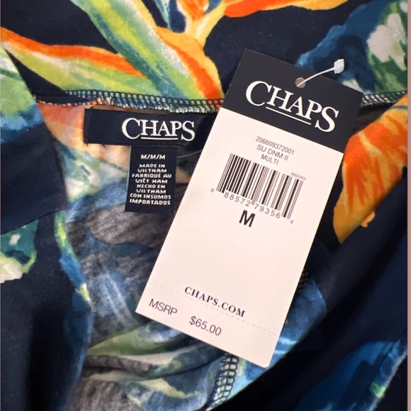 NWT Chaps Drop Waist Skirt (M) knee length - Picture 2 of 5